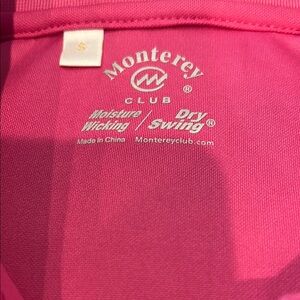 Monterey Club Sleeveless Rose Polo Shirt
